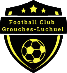 Sports FootBall Club France Logo Hauts-de-France 80 - Somme FC Grouches Luchuel 