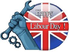 Mensajes Inglés Happy Labour Day U.K 