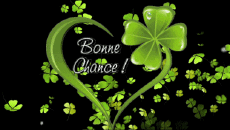 Messages Français Bonne Chance Fond Animé 001 