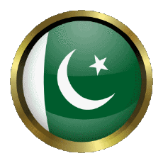 Drapeaux Asie Pakistan Rond - Anneaux 