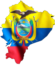 Fahnen Amerika Ecuador Karte 