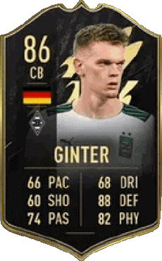 Multimedia Videogiochi F I F A - Giocatori carte Germania Matthias Ginter 