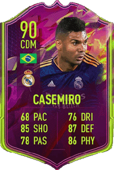 Multimedia Videogiochi F I F A - Giocatori carte Brasile Carlos Henrique Venancio Casimiro 