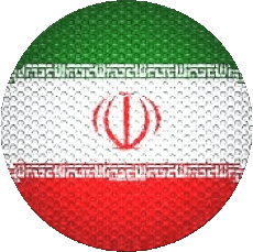 Bandiere Asia Iran Tondo 