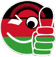 Flags Africa Malawi Smiley - OK 