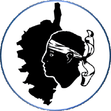 Drapeaux France Régions Corse Rond 
