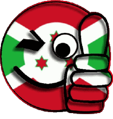 Banderas África Burundi Smiley - OK 