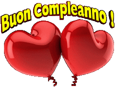 Mensajes Italiano Buon Compleanno Palloncini - Coriandoli 005 