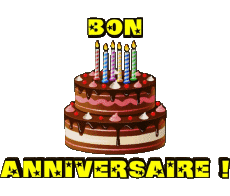 Messages Français Bon Anniversaire Gateaux 001 