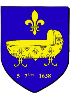 Wappen-Fahnen Frankreich Abteilungen - Städte 78 SAINT GERMAIN EN LAYE Wappen