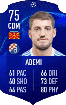 Multimedia Vídeo Juegos F I F A - Jugadores  cartas Macedonia Arijan Ademi 