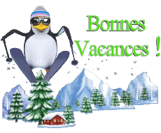 Mensajes Francés Bonnes Vacances Hiver Serie 05 