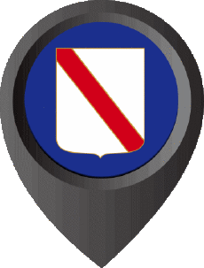 Flags Europe Italy Campania Location Pin 
