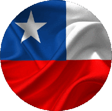 Flags America Chile Rond 