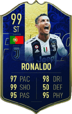 Multi Media Video Games F I F A - Card Players Portugal Cristiano Ronaldo 
