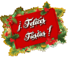 Messages Espagnol Felices Fiestas Serie 03 