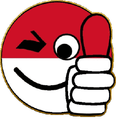 Fahnen Europa Monaco Smiley - OK 