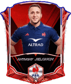 Sport Rugby - Spieler Frankreich Team 2025 Anthony JELONCH 