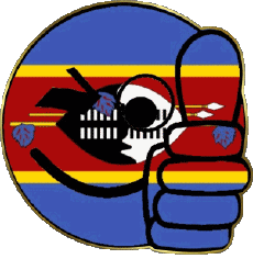 Bandiere Africa Eswatini Faccina - OK 