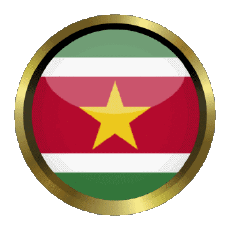 Flags America Suriname Round - Rings 