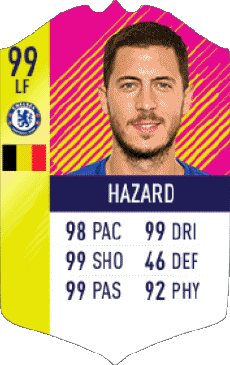 Multimedia Videospiele F I F A - Karten Spieler Belgien Eden Hazard 