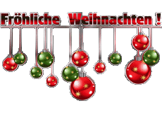 Messages Allemand Fröhliche  Weihnachten Serie 07 