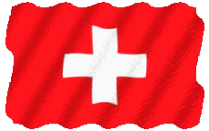 Bandiere Europa Svizzero Sventola 