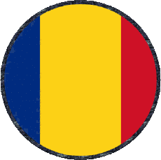 Drapeaux Europe Roumanie Rond 