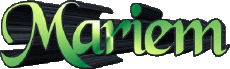 Prénoms FEMININ - Maghreb Musulman M Mariem 