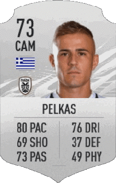 Multi Média Jeux Vidéo F I F A - Joueurs Cartes Grèce Dimitrios Pelkas 