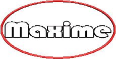 Nome MASCHIO - Francia M Maxime 
