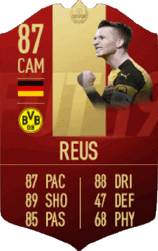 Multimedia Videospiele F I F A - Karten Spieler Deutschland Marco Reus 