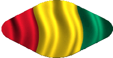 Drapeaux Afrique Guinée Ovale 02 