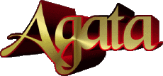 Prénoms FEMININ - Italie A Agata 