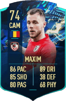 Multi Média Jeux Vidéo F I F A - Joueurs Cartes Roumanie Alexandru Maxim 