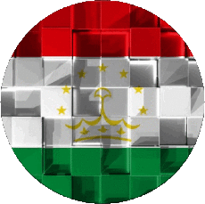 Flags Asia Tajikistan Round 