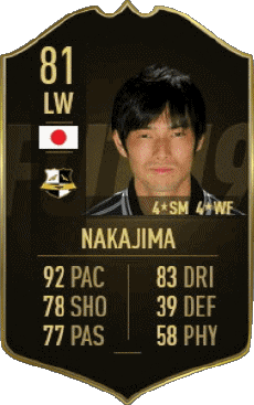 Multimedia Videospiele F I F A - Karten Spieler Japan Shoya Nakajima 