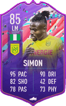 Multi Média Jeux Vidéo F I F A - Joueurs Cartes Nigéria Moses Simon 
