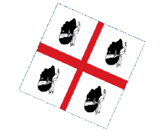 Bandiere Europa Italia Sardegna Sfera - Cubo 