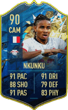 Multimedia Vídeo Juegos F I F A - Jugadores  cartas Francia Christopher Nkunku 