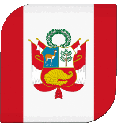 Banderas América Perú Plaza 