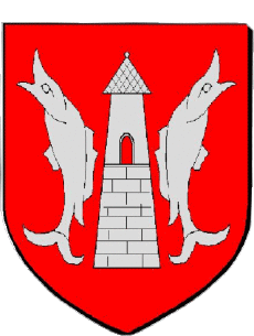 Wappen-Fahnen Frankreich Abteilungen - Städte 68 CERNAY Wappen