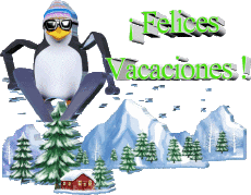 Messagi Spagnolo Felices Vacaciones Inverno Serie 05 