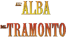 Multimedia Películas Internacional Hasta el Abierto Amanecer Logotipo Italiano 