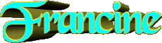 Nome FEMMINILE - Francia F Francine 