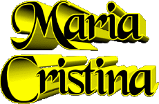 Prénoms FEMININ - Italie M Composé Maria Cristina 