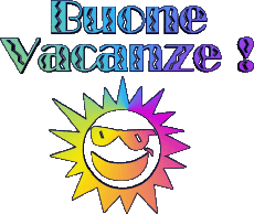 Mensajes Italiano Buone Vacanze Fondo transparente 04 