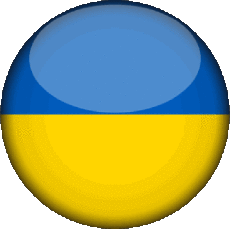 Drapeaux Europe Ukraine Rond 