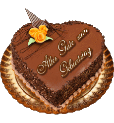 Messagi Tedesco Alles Gute zum Geburtstag Kuchen 002 