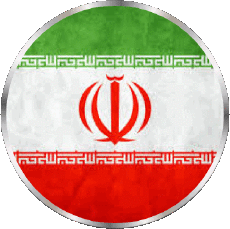 Bandiere Asia Iran Tondo 
